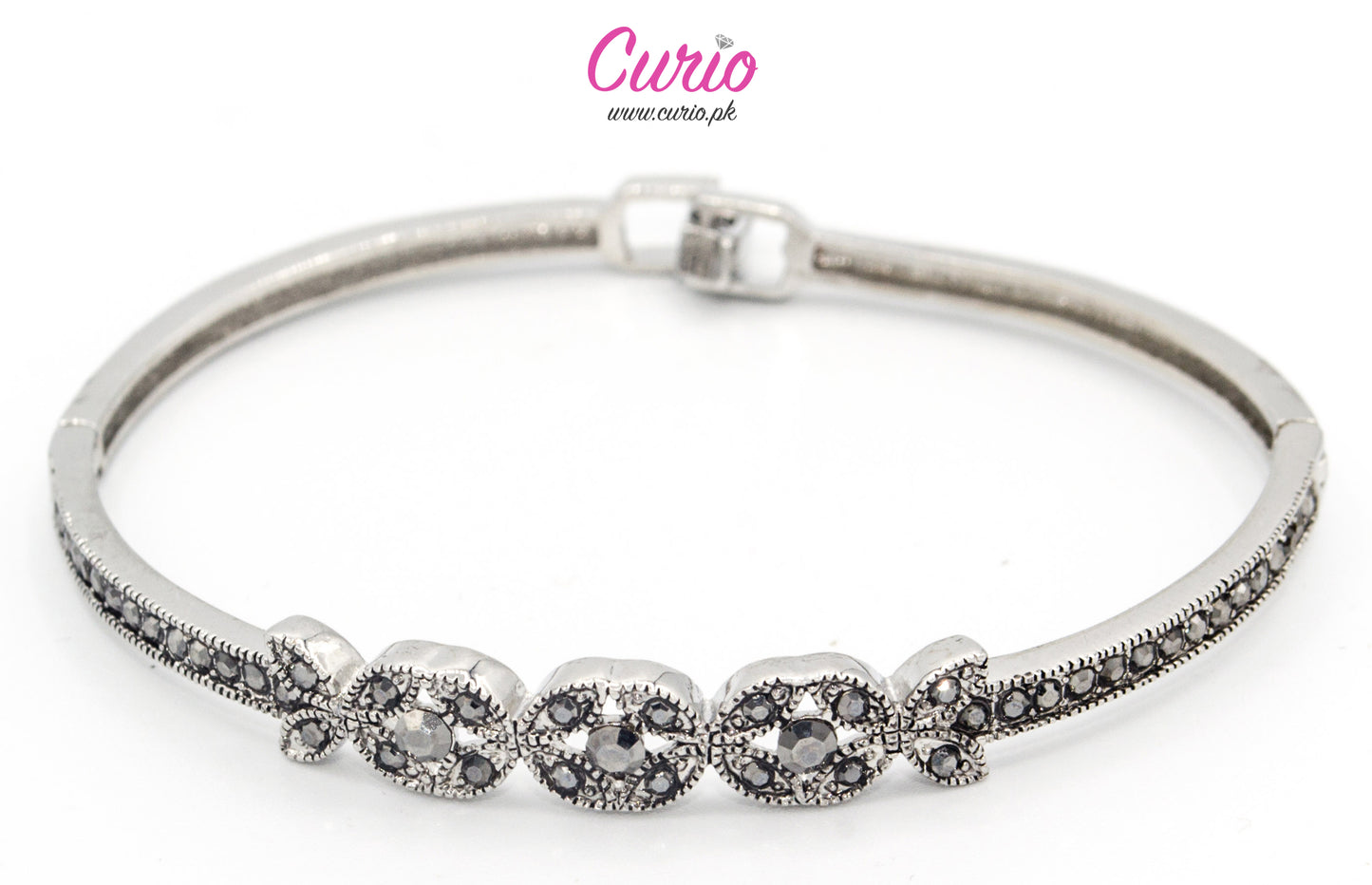 Black Saphire Style Stiff Bracelet-BT1