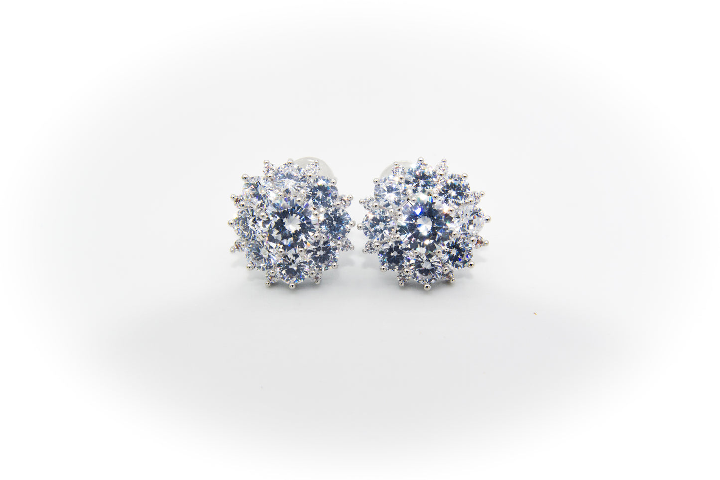 Diamond Solitaire Style Tops in Cubic Zircons - T2