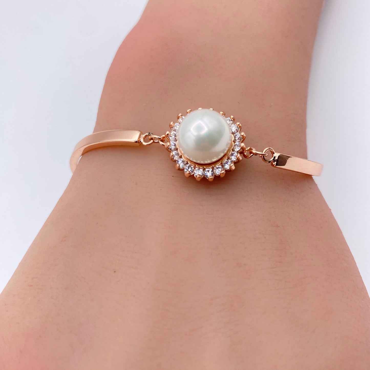 Pearl Rosegold Bracelet -BT19