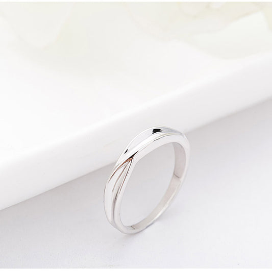 Sterling Silver Love Knot Ring-R5