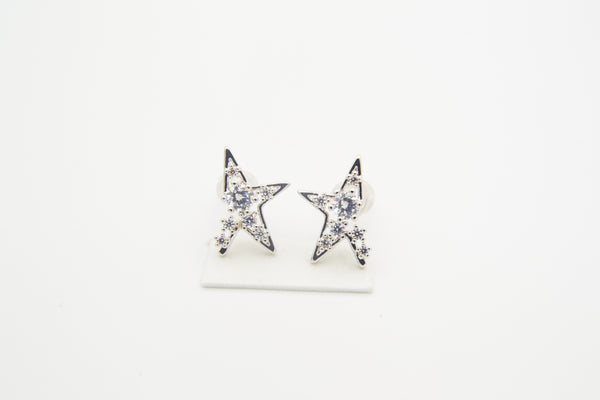 Celestial Sparkle Star Studs –T6