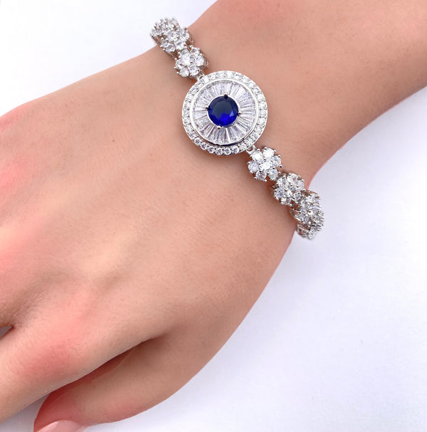 Celestial Halo Sapphire Bracelet - BT30