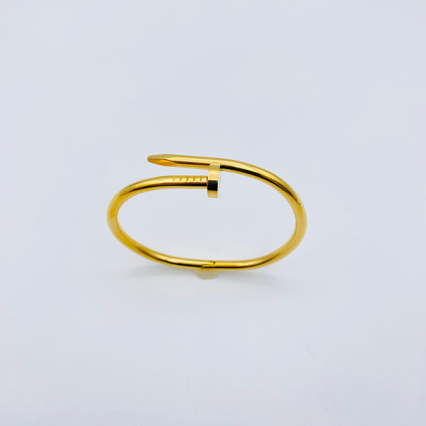 Gold Nail-Inspired Bracelet - BT32